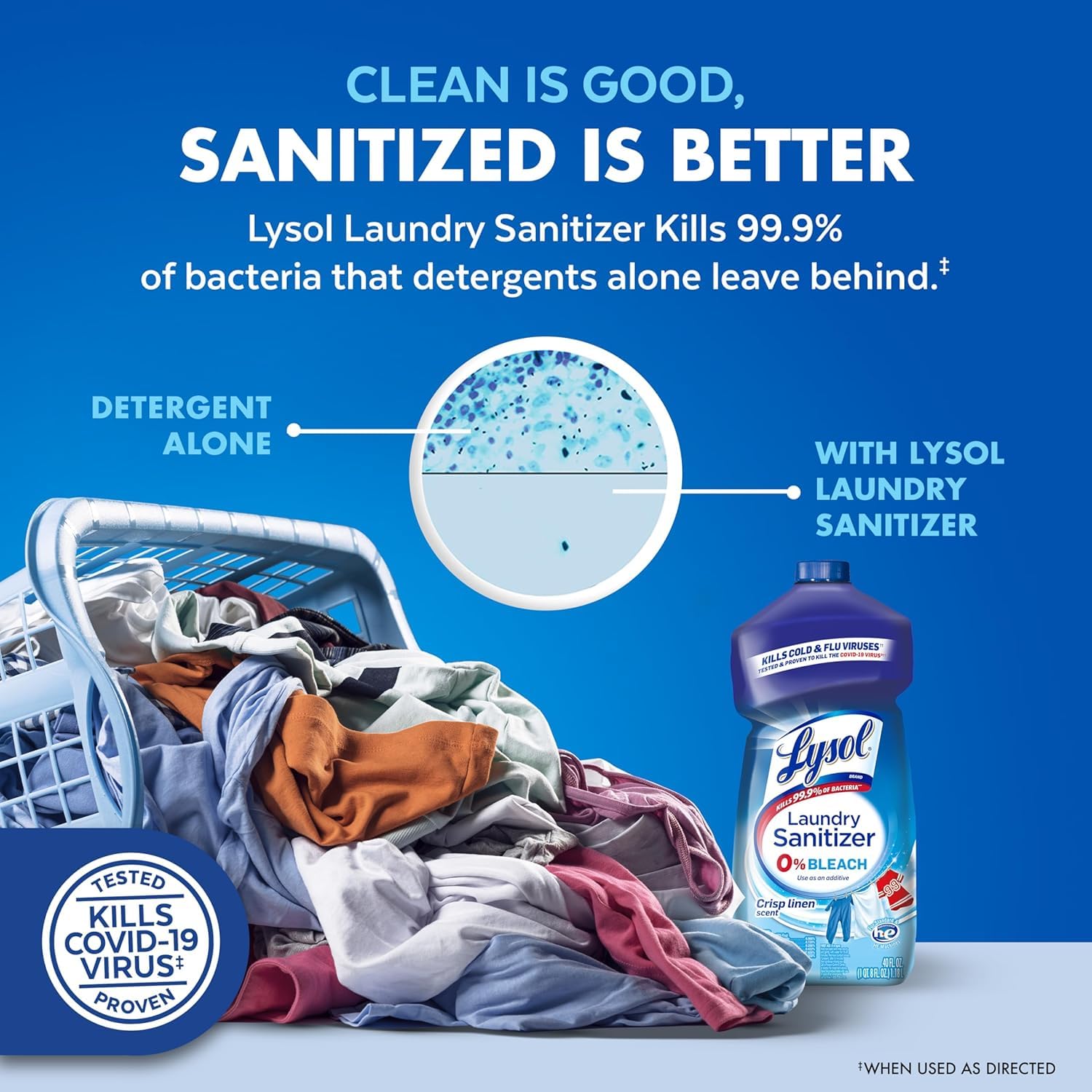 Lysol Laundry Sanitizer - Laundry Additive & Odor Eliminator

