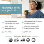 Organifi Green Juice Powder Spirulina Chlorella Ashwagandha

