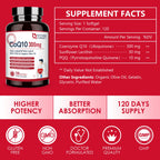 Nature Target CoQ10 Supplement for Heart Health and Energy

