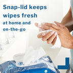McKesson Washcloth Wipes for Adults No-Rinse Snap Lid

