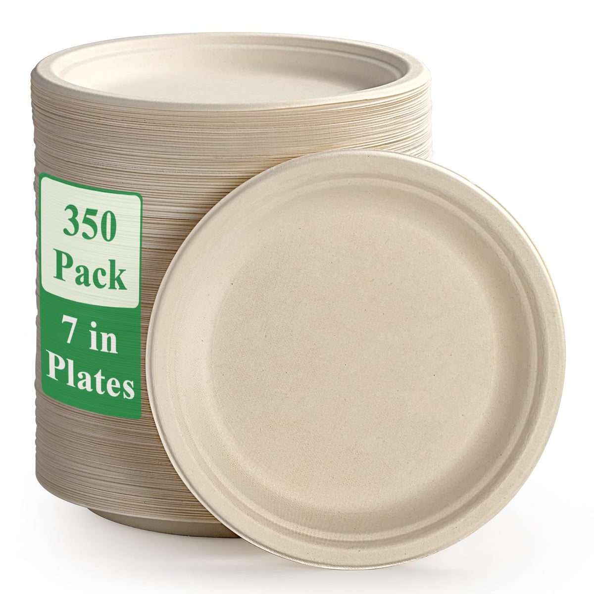 Vplus Compostable Disposable Dinner Plates