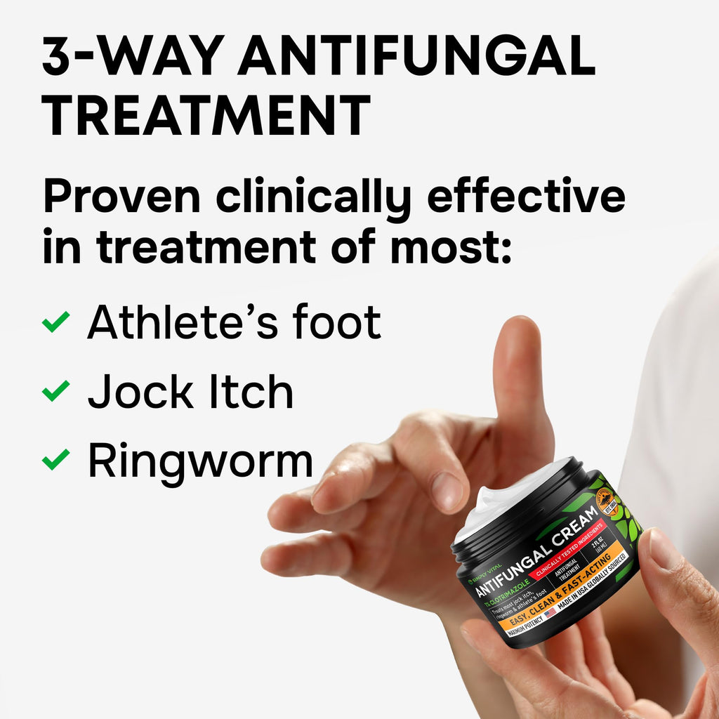 Clotrimazole Antifungal Cream by SimplyVital

