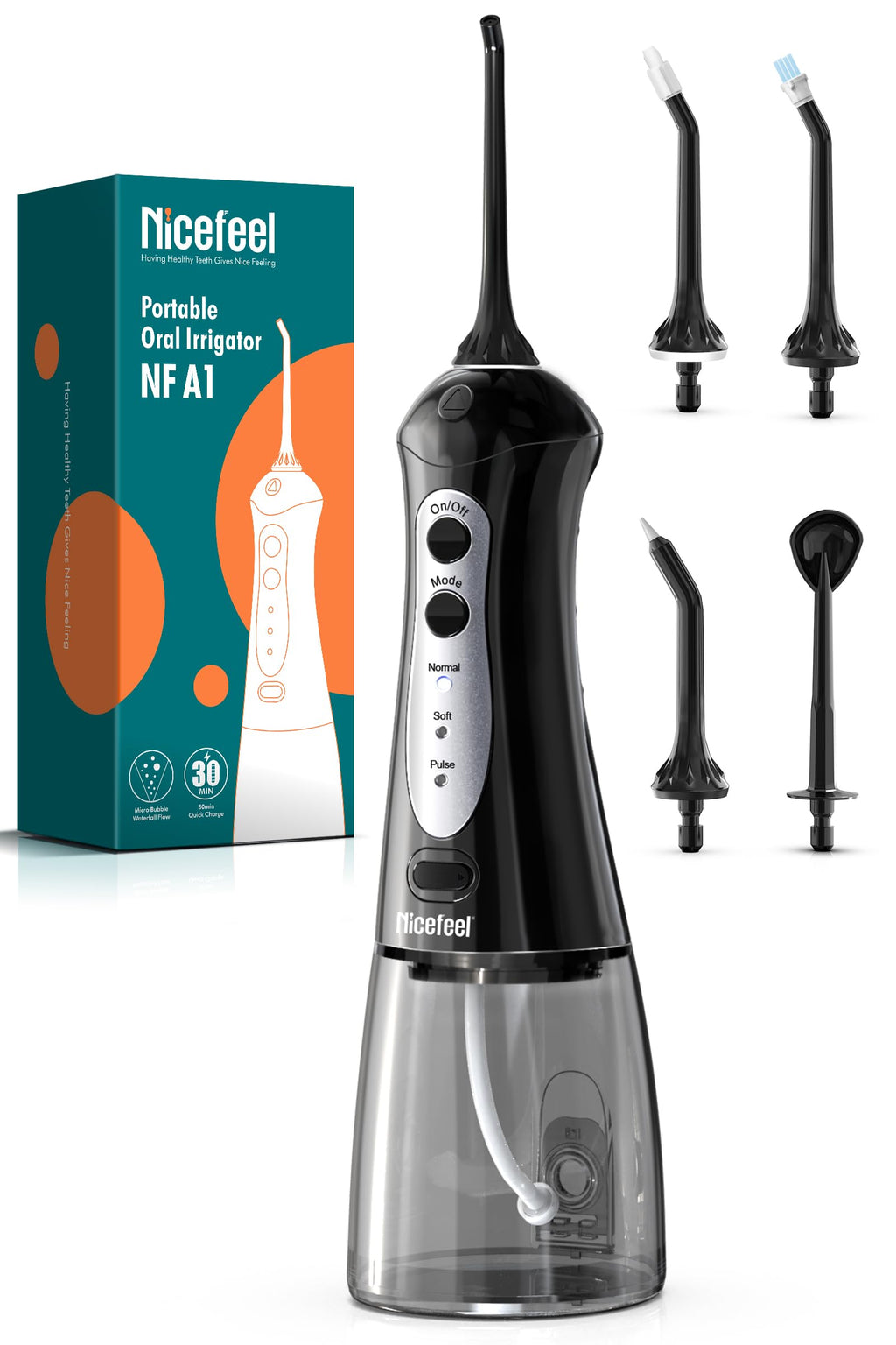 Nicefeel Cordless Water Flosser for Teeth & Braces

