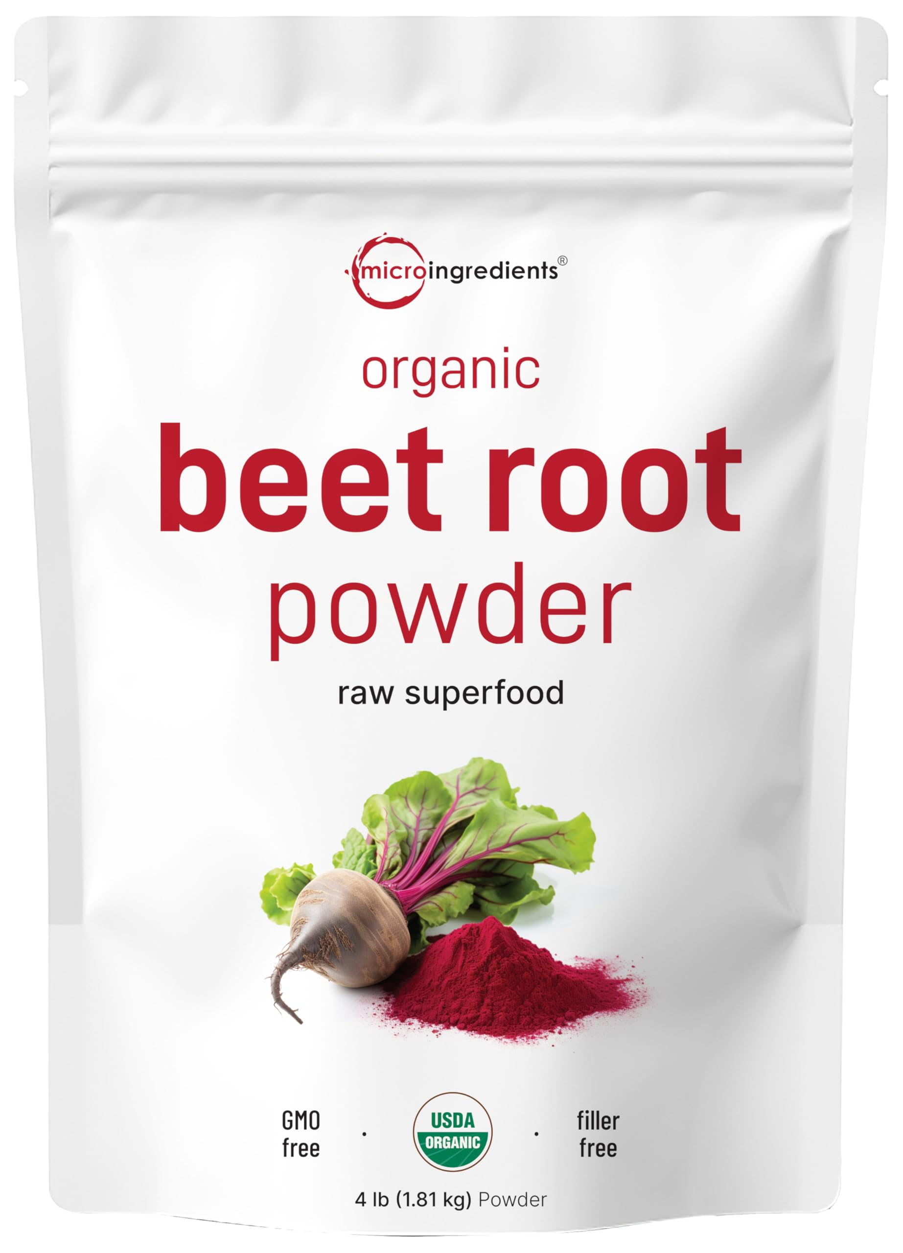 Micro Ingredients Beet Root Powder | Nitric Oxide Support

