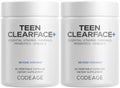 Codeage Teen Clearface Skin Vitamins for Teens - A C D3 E + Zinc