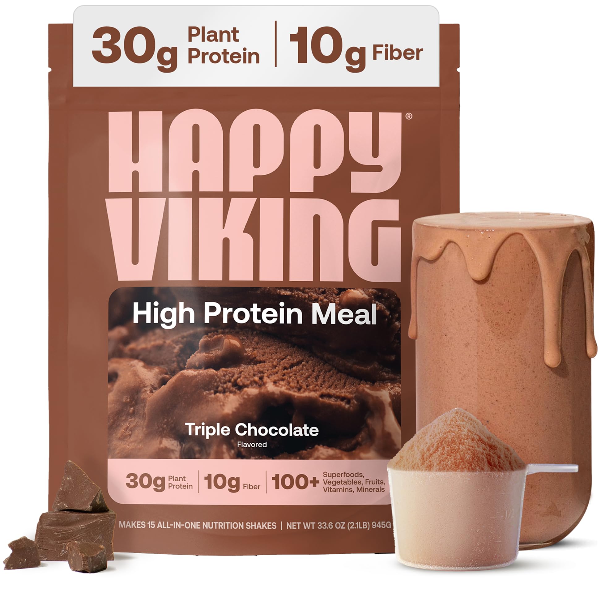 Happy Viking Plant-Based Protein Powder – 30g Protein

