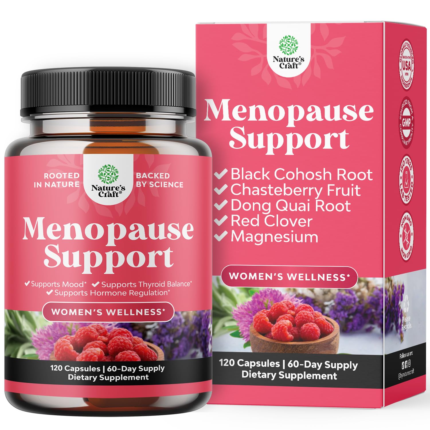 Natures Craft Herbal Menopause Supplement | Hormone Support

