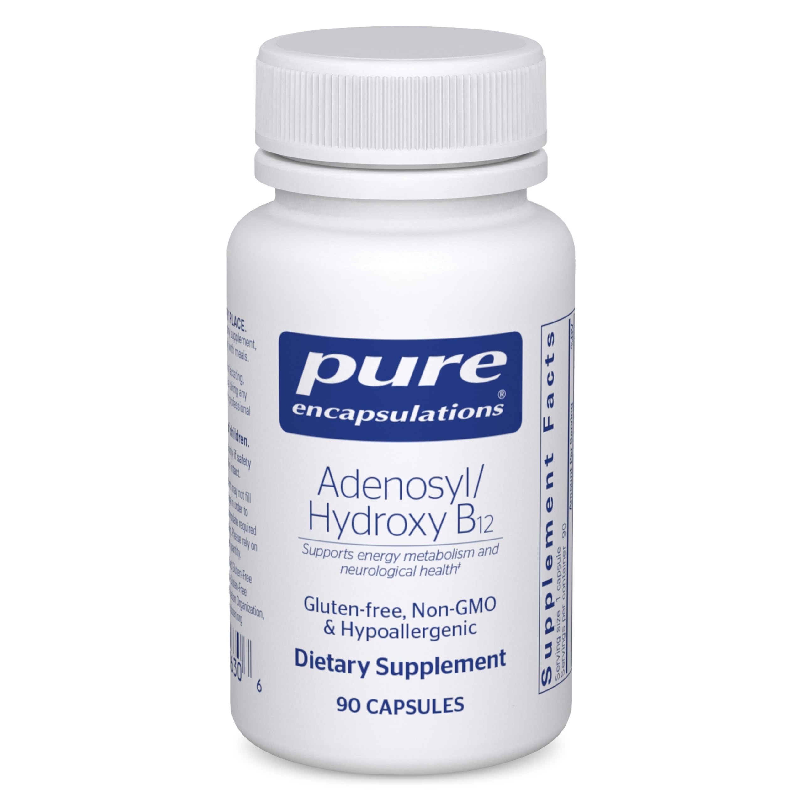 Pure Encapsulations Adenosyl/Hydroxy B12 for Energy & Brain


