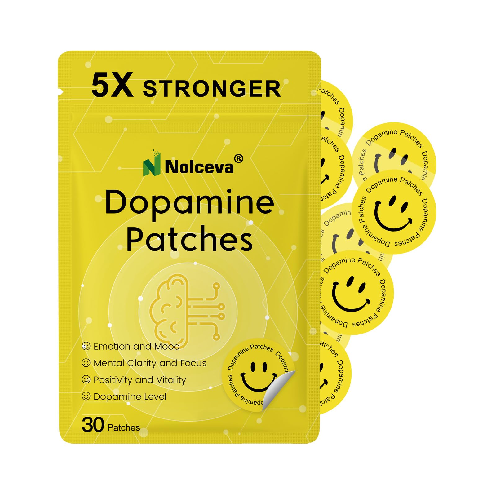Dopamine Patches – Vegan Mood Support for Daily Wellness


