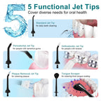 Nicefeel Cordless Water Flosser for Teeth & Braces

