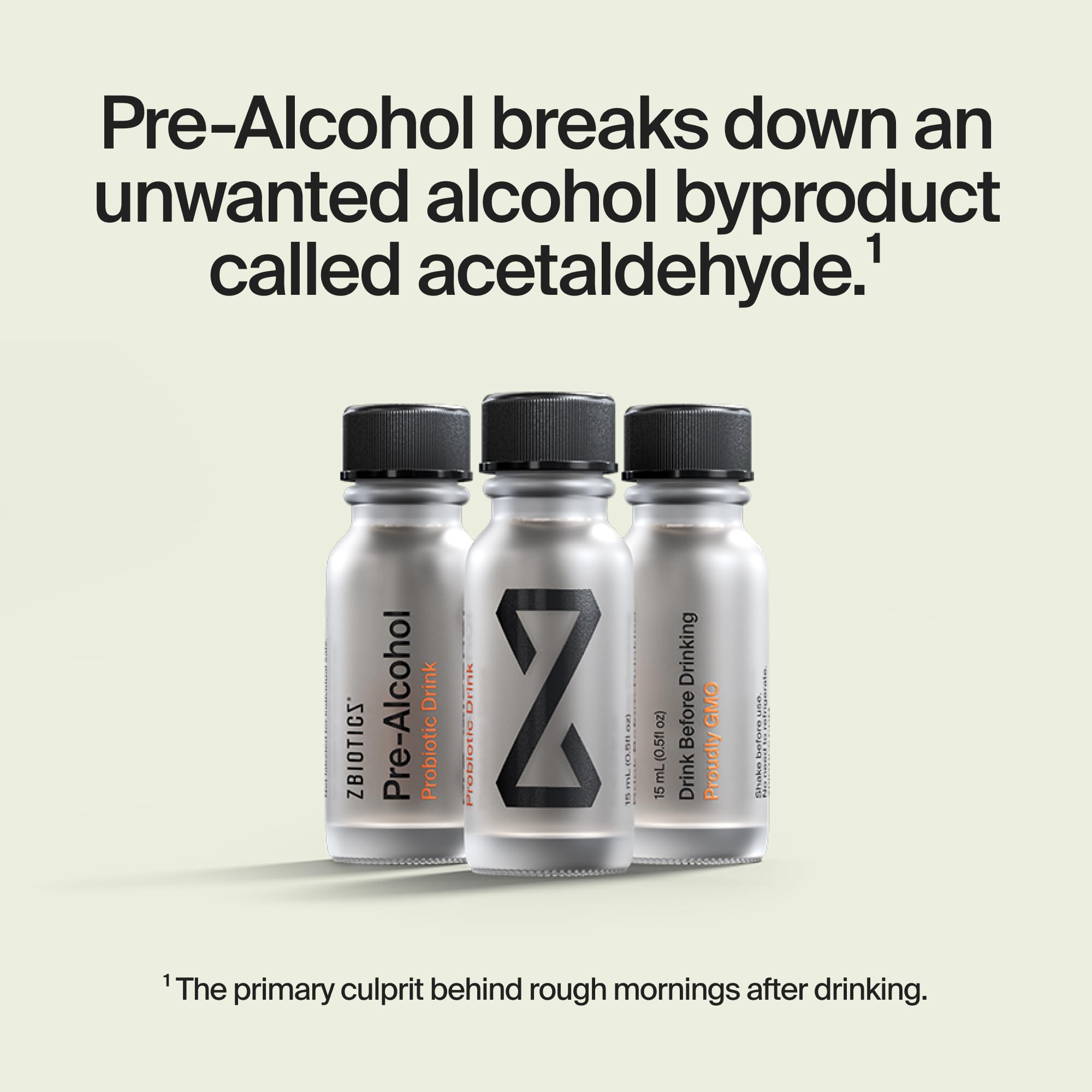 ZBiotics Probiotic Drink for Easier Mornings


