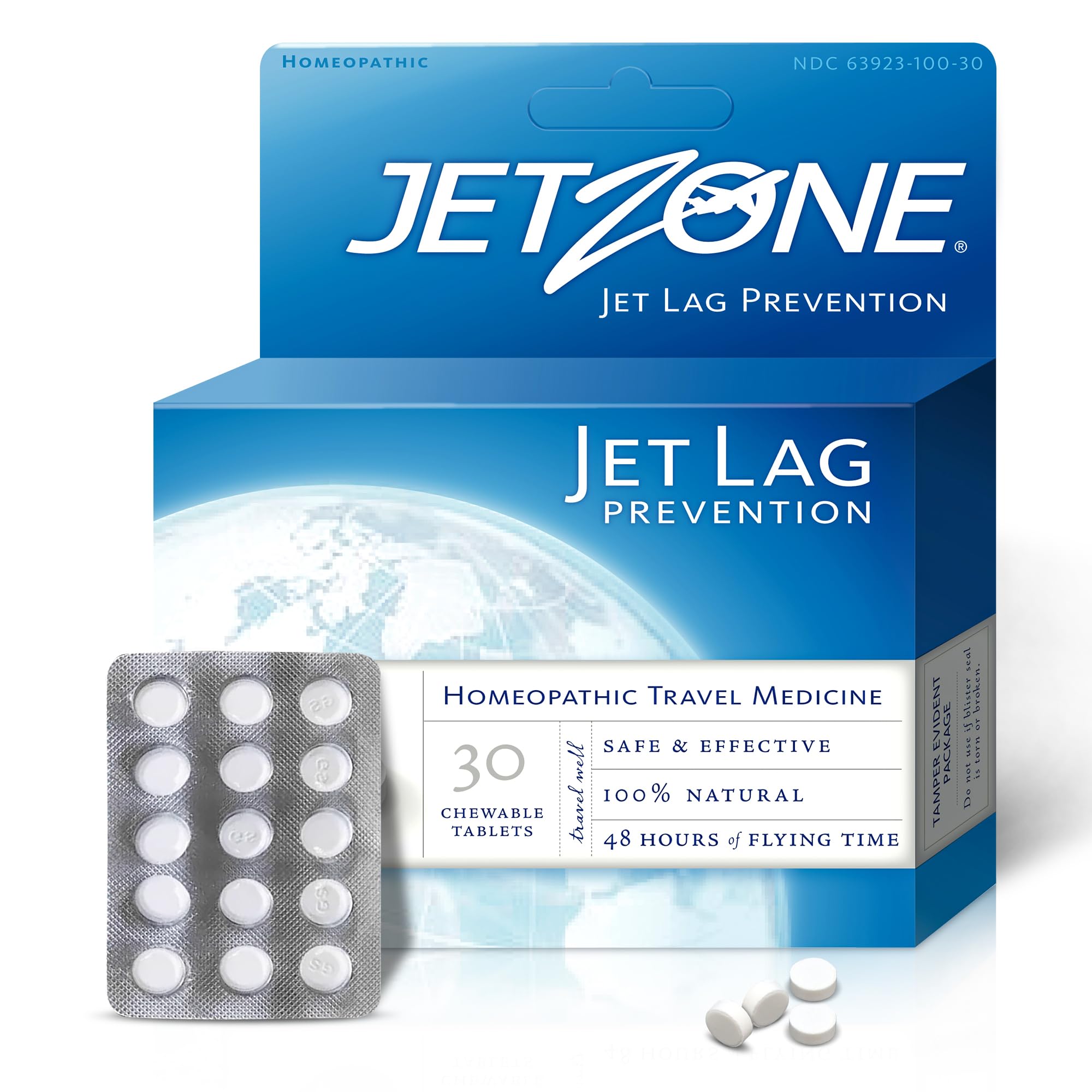 JetZone Jet Lag Remedy – Homeopathic Travel Aid

