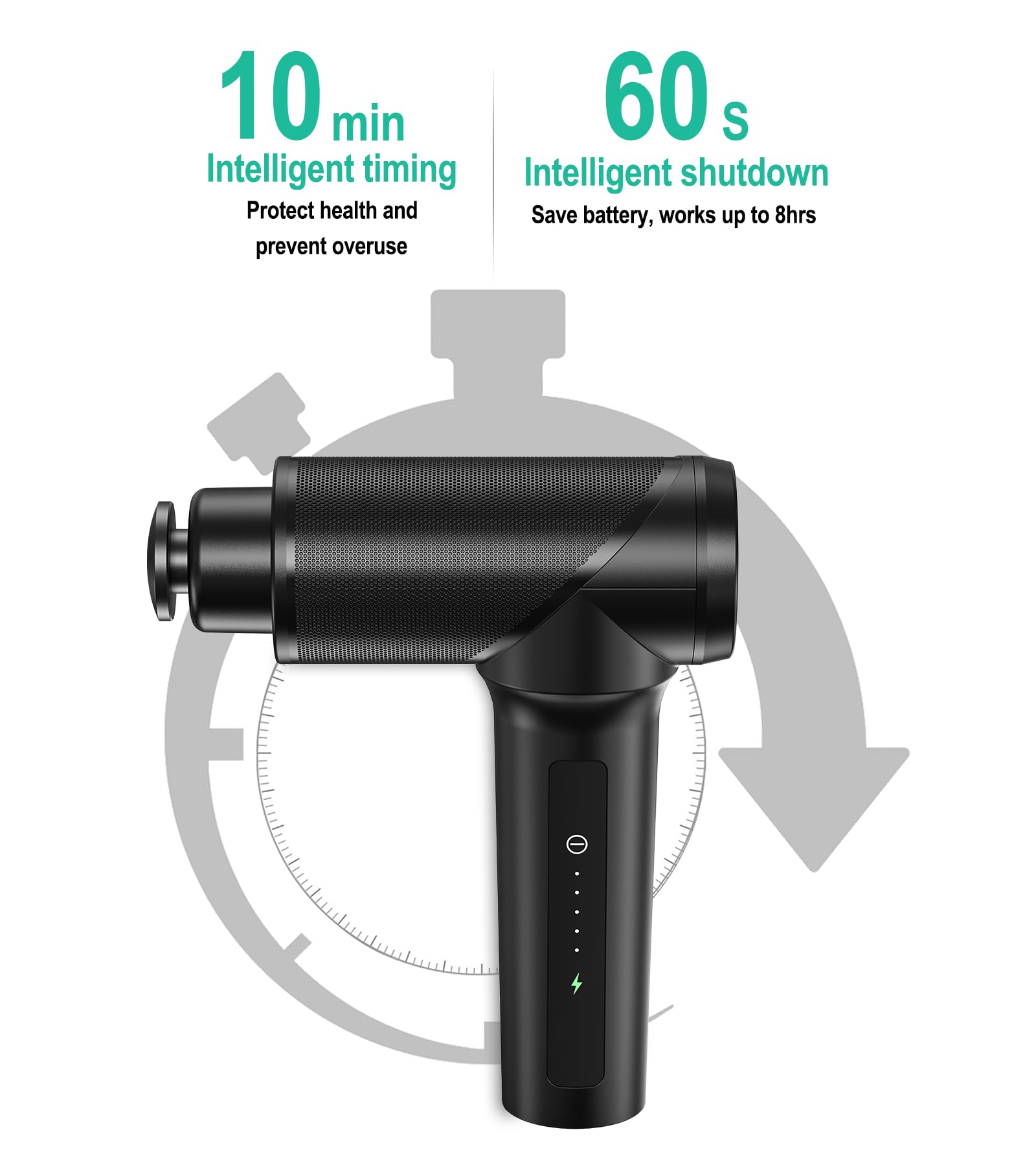 Medcursor Massage Gun | Quiet High-Torque Percussion Massager

