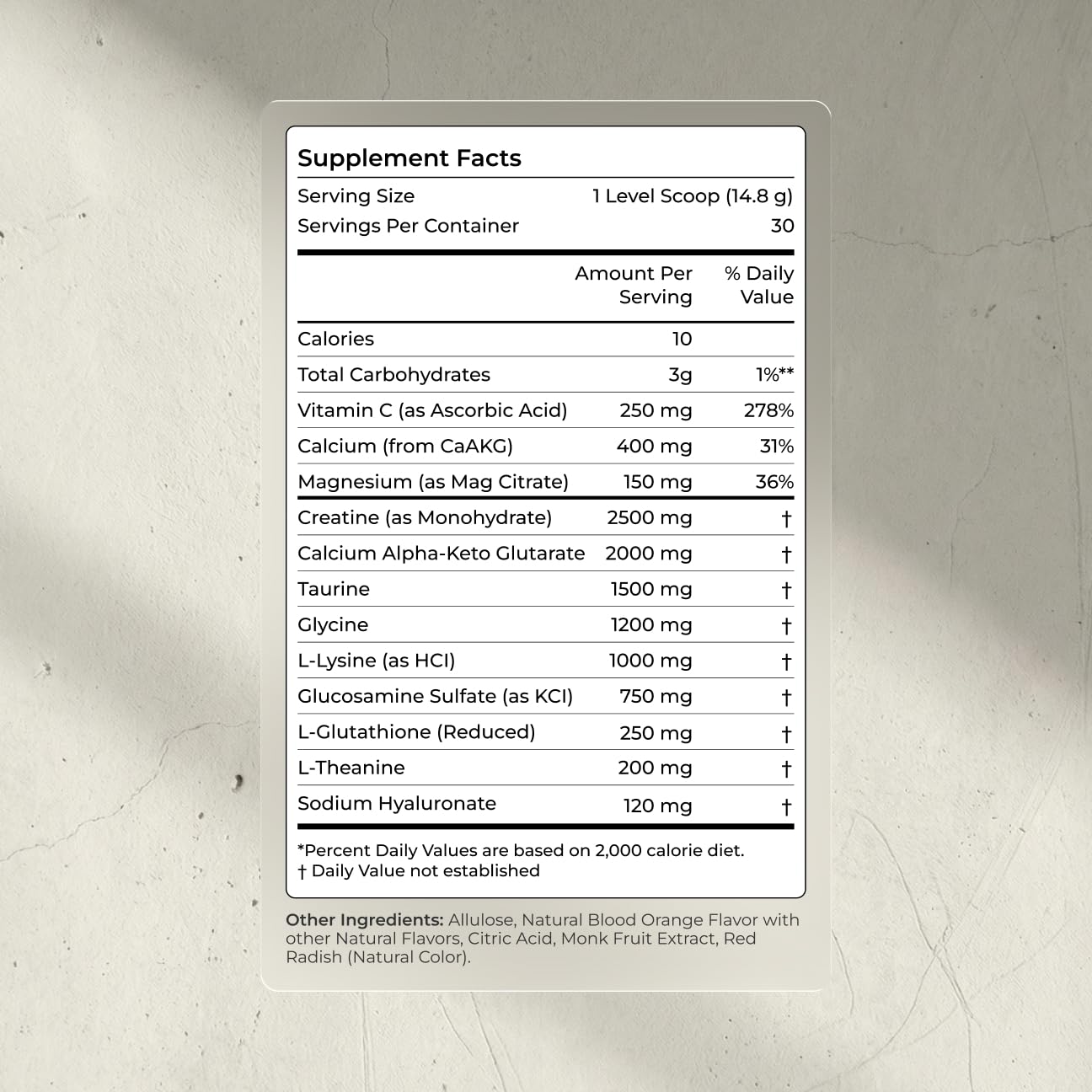 Blueprint Longevity Mix Muscle Recovery Supplement

