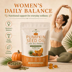 Everly Pumpkin Seed Oil with Saw Palmetto Softgels - Cold Pressed


