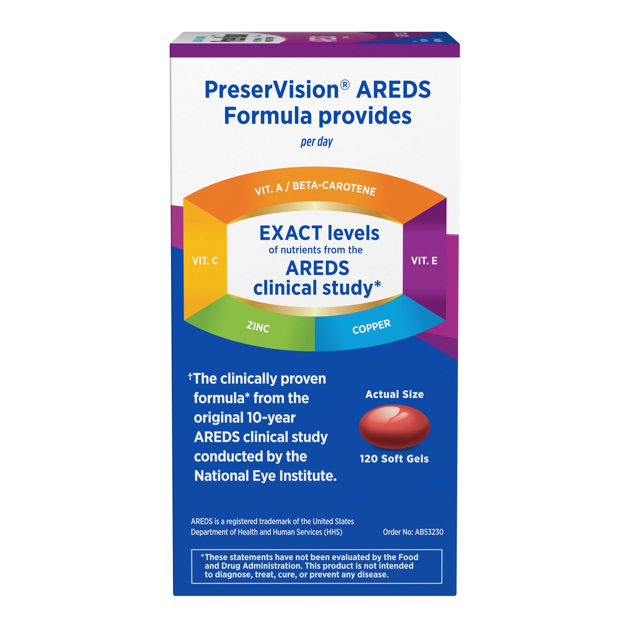 PreserVision AREDS Eye Vitamins by Bausch and Lomb

