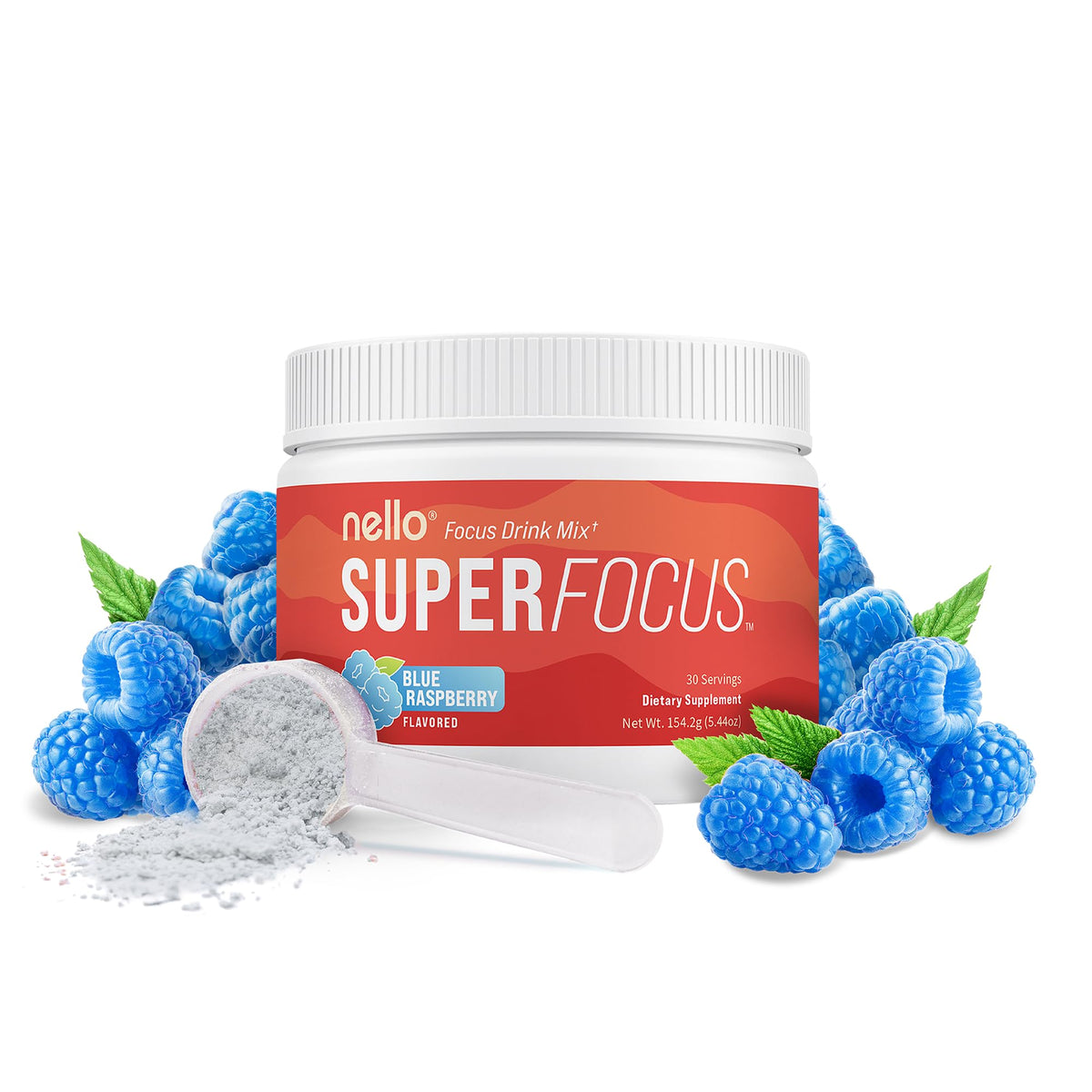 Nello Superfocus Nootropic Drink Mix for Focus and Clarity