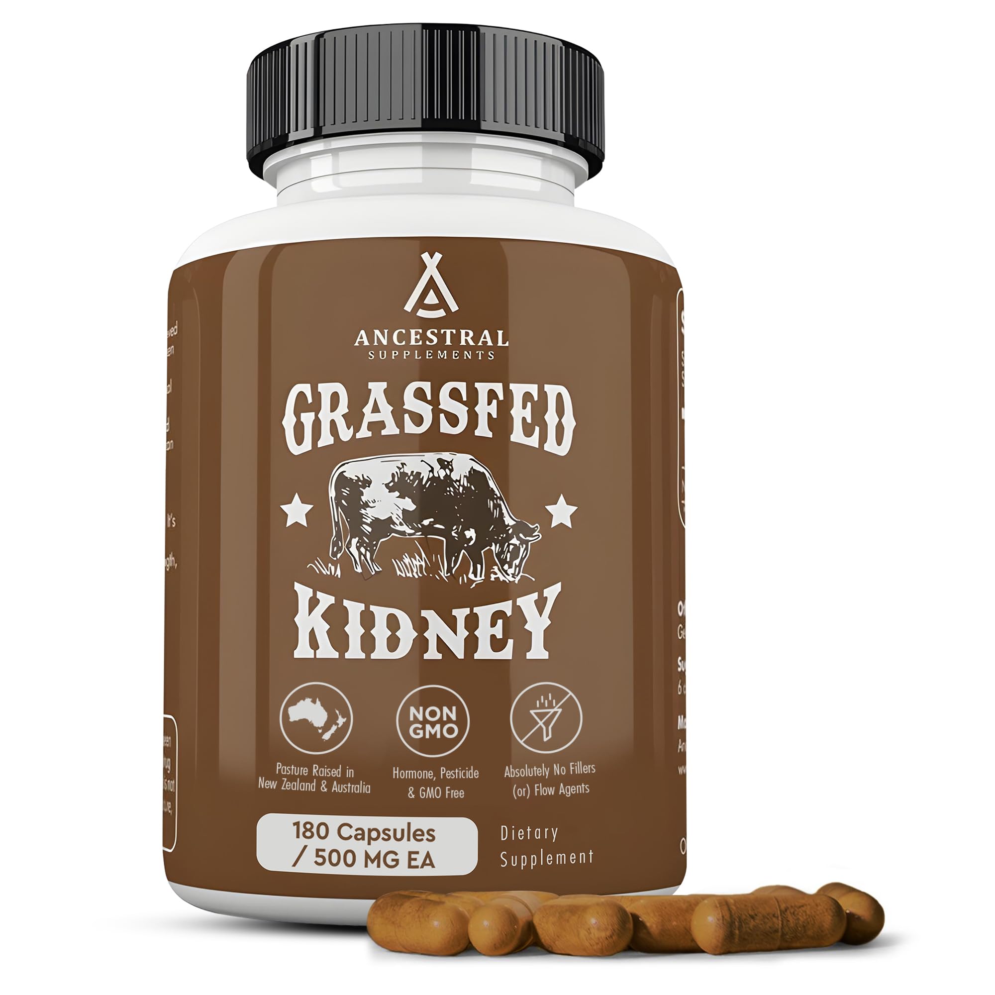 Ancestral Supplements Grass-Fed Bovine Organ Support

