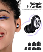 Ear Plugs for Sleeping 50dB Silicone Reusable

