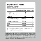 AMANDEAN Vegan Omega-3 Softgels with Algae DHA & EPA

