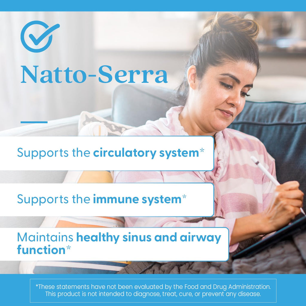 Doctor's Best Natto Serra Enzyme Nattokinase Serrapeptase

