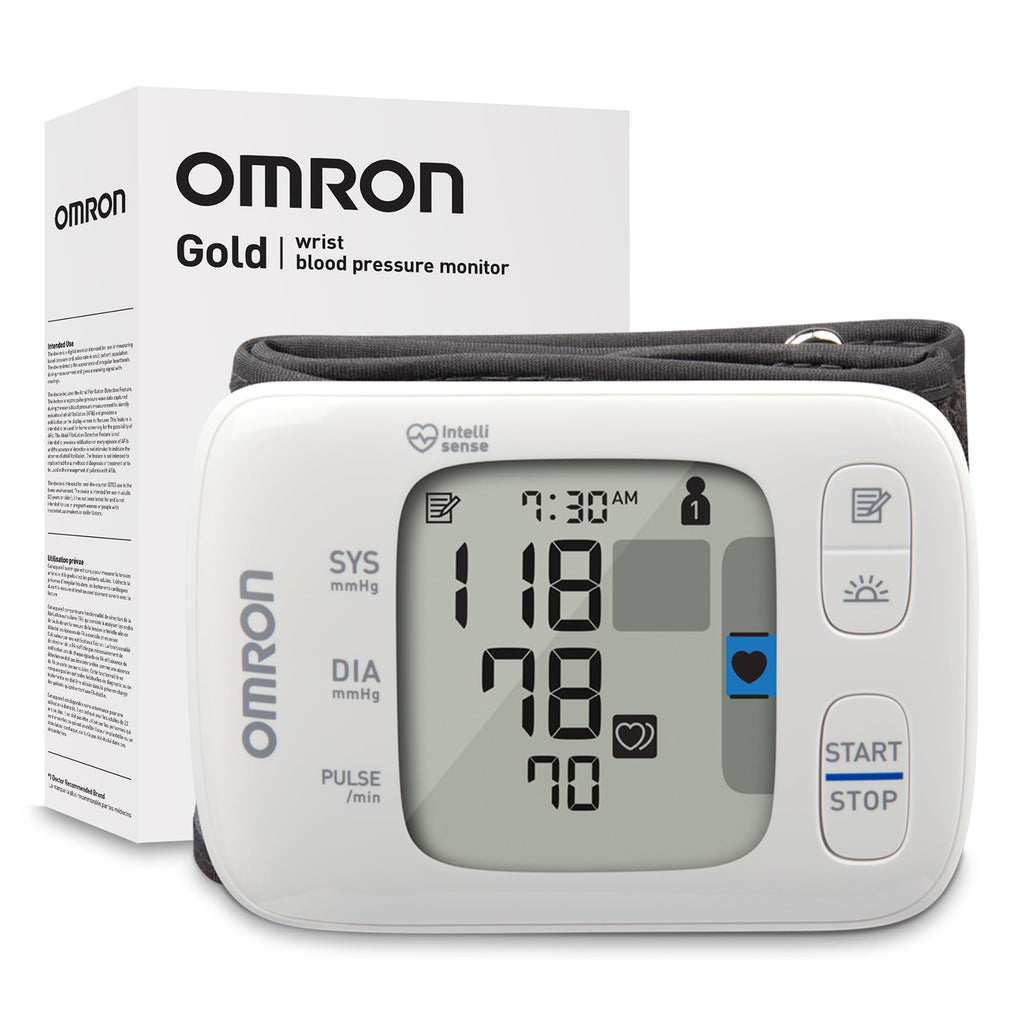 OMRON Wireless Wrist Blood Pressure Monitor with Connect App

