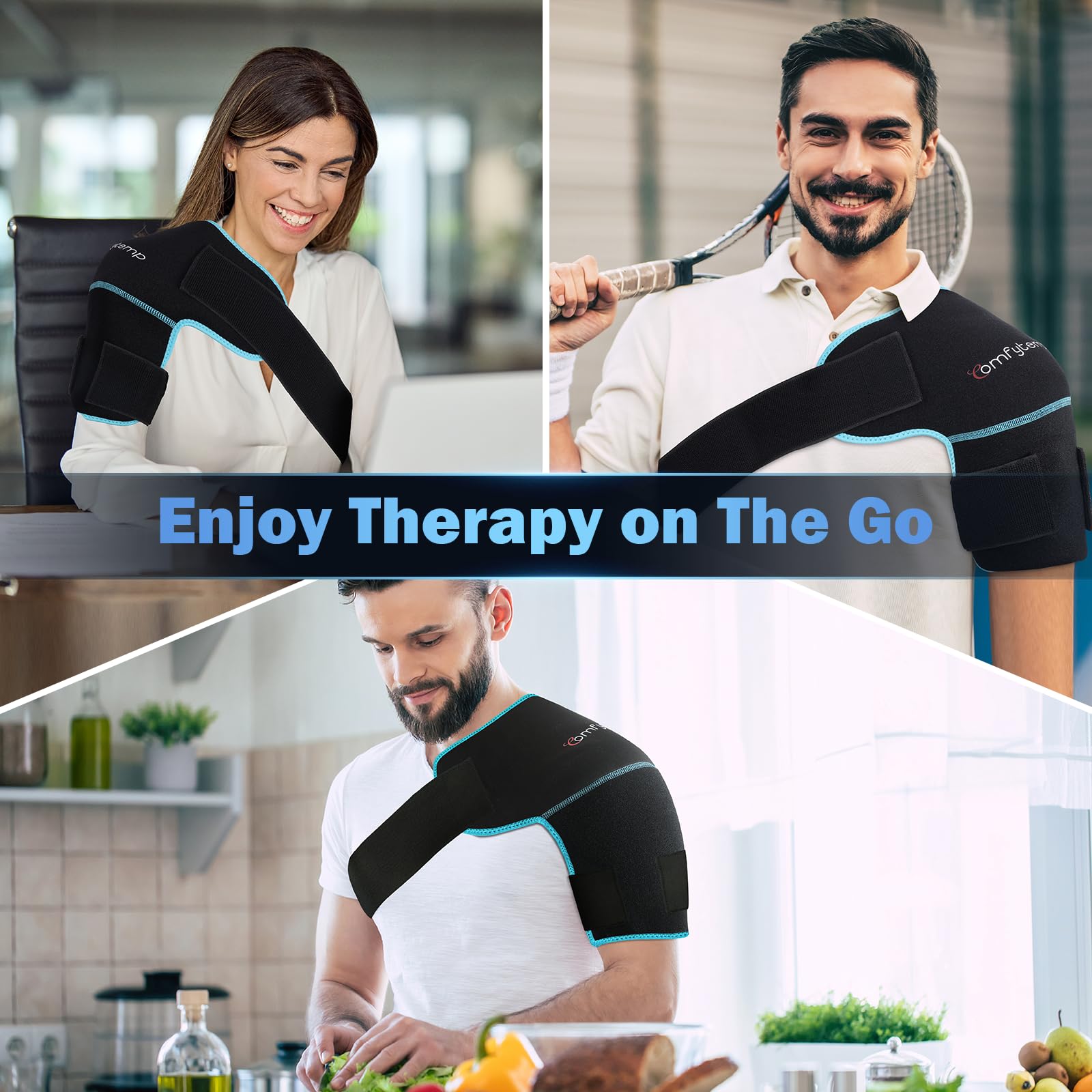 Comfytemp Shoulder Ice Wrap - Adjustable Therapy


