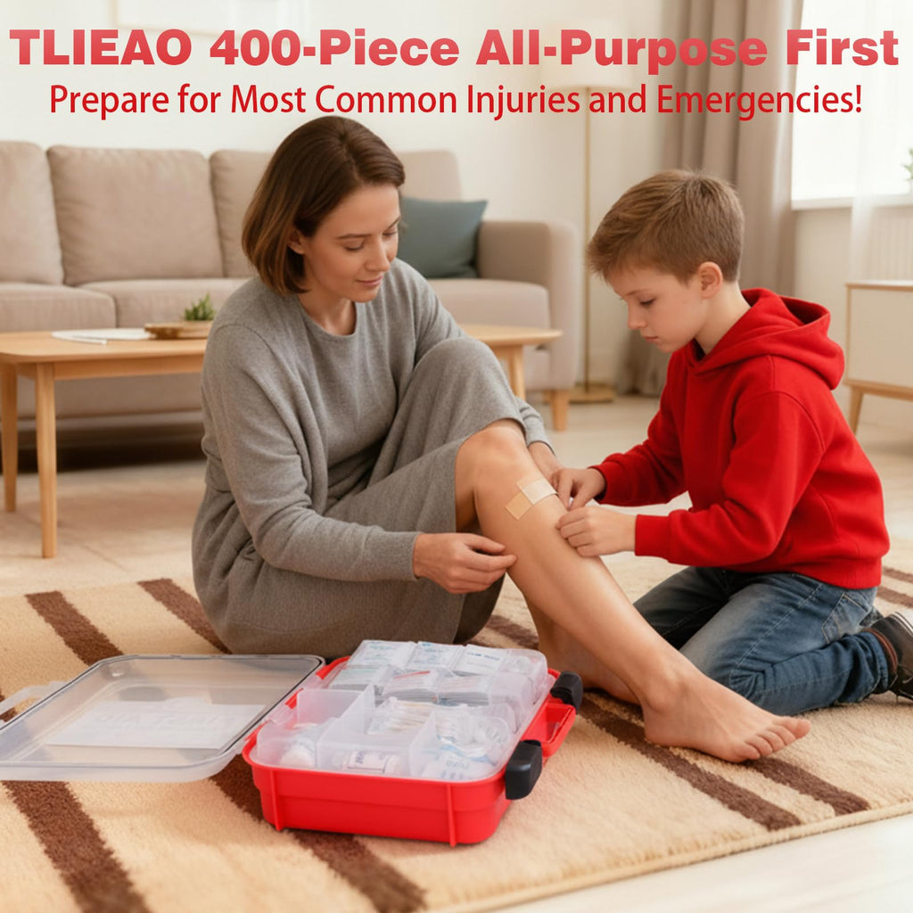 First Aid Kit with Organized Storage for Versatility

