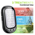 CESLIFF Dual Channel TENS EMS Unit with Large LCD

