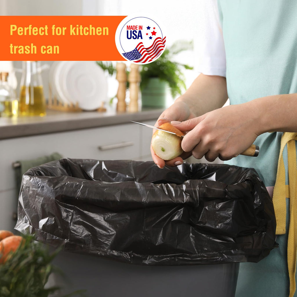 Delxo Trash Bags Leak-Proof Star Seal | Perforated Dispense

