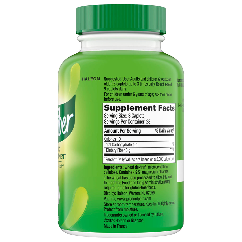 Benefiber Prebiotic GLP-1 Fiber Caplets | Digestive Support

