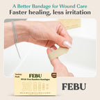FEBU Bamboo Bandages PFAS Free Latex Free Biodegradable

