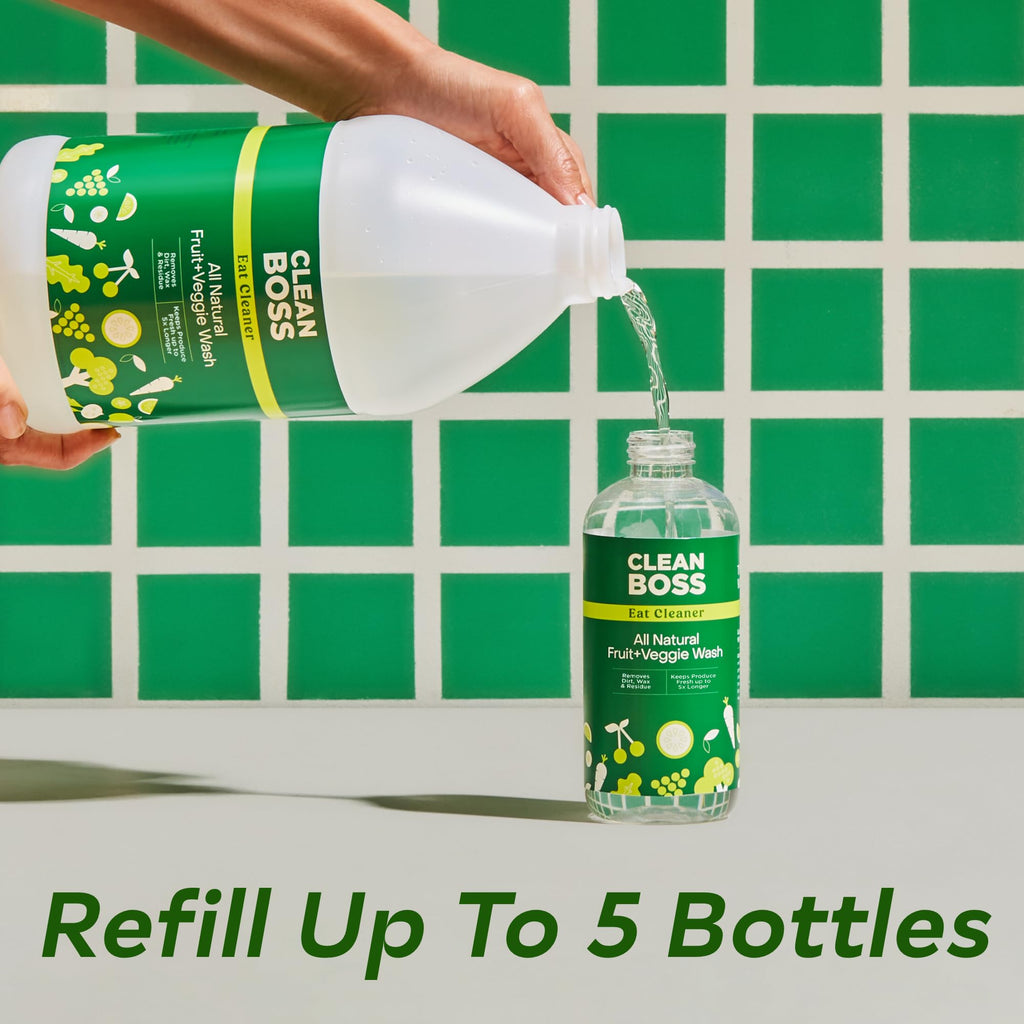 Eat Cleaner Refill for Fruit & Veggie Wash - CleanBoss

