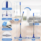 18in Microfiber Flat Mop Cleaning System | Stainless Steel Handle

