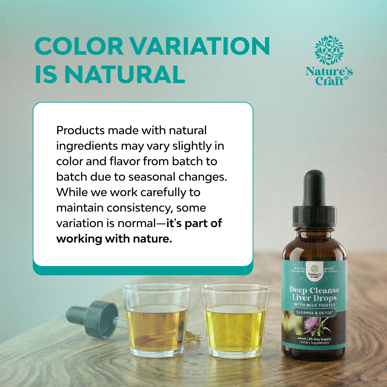 Nature's Craft Liver Detox with Milk Thistle & Turmeric


