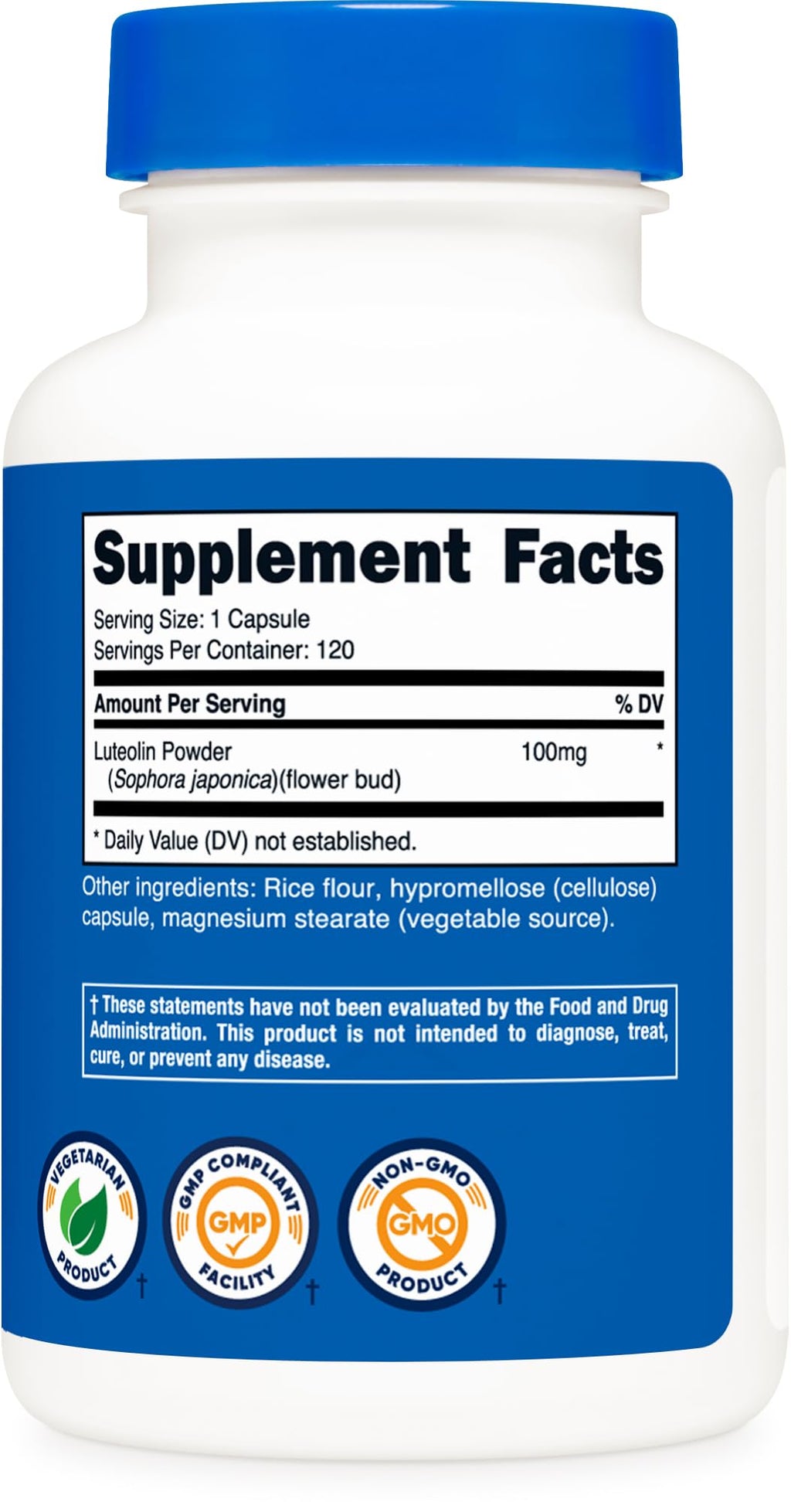 Luteolin Dietary Supplement by Nutricost

