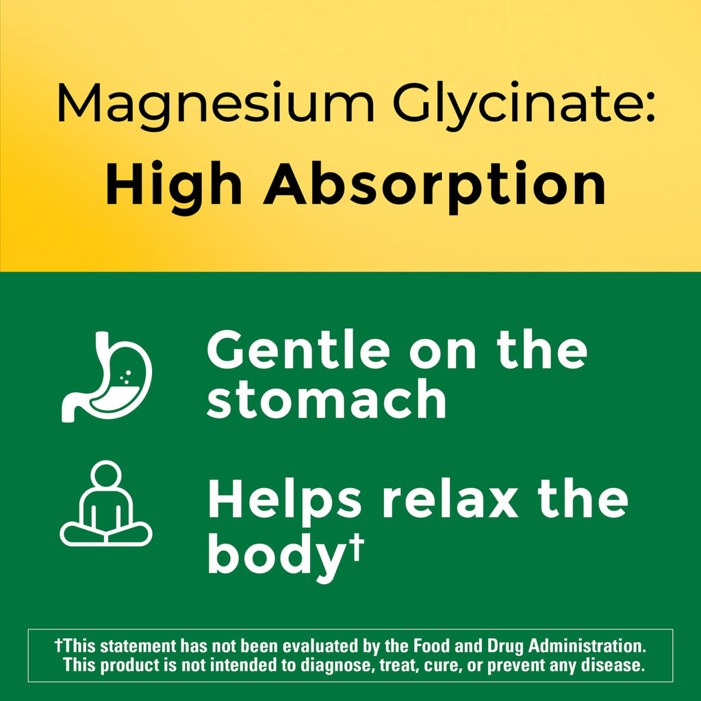 Nature Made Magnesium Glycinate Supplement | High Absorption

