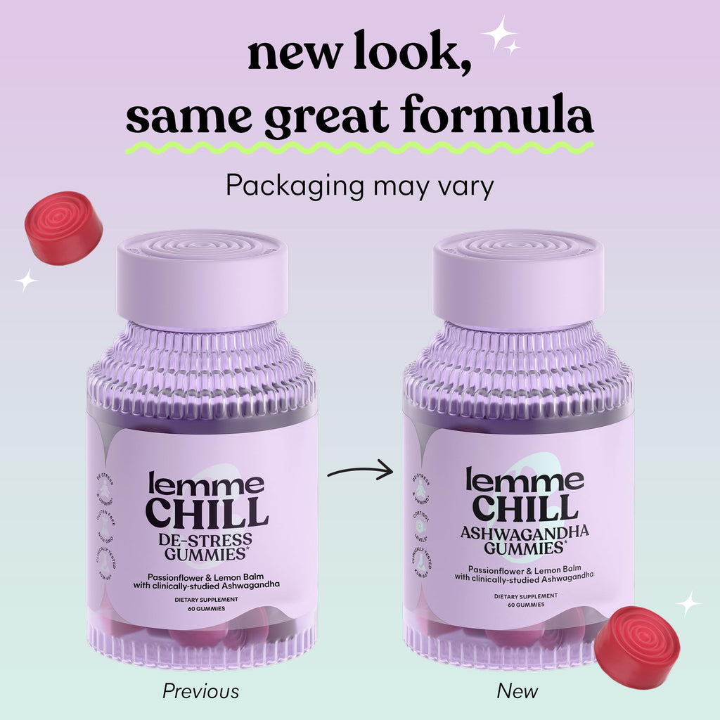 Lemme Chill Stress Relief Gummies with KSM-66 Ashwagandha

