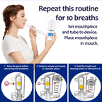 Breathing Exercise Device for Lungs – Deep Breathing Trainer

