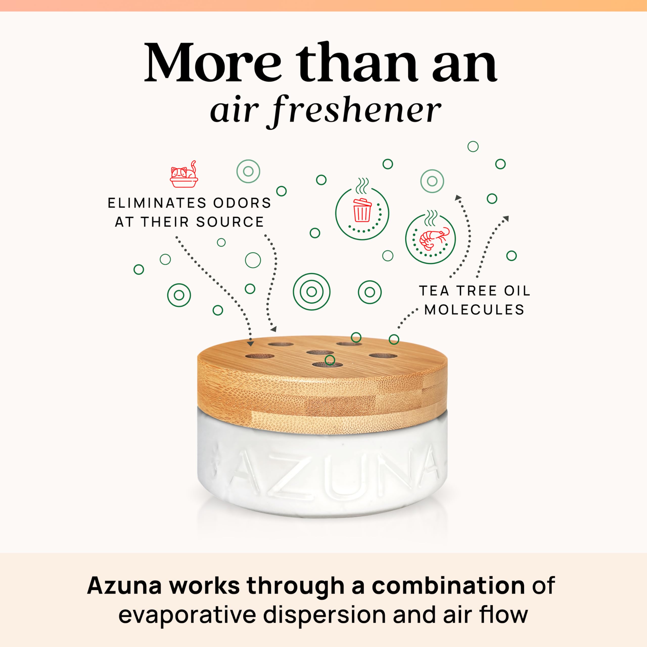 Azuna Tea Tree Oil Gel Air Freshener & Odor Eliminator


