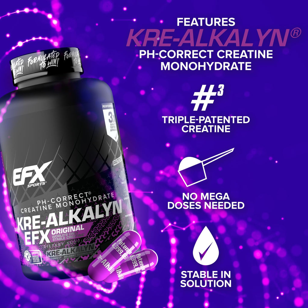 EFX Kre-Alkalyn EFX pH-Correct Creatine Pills

