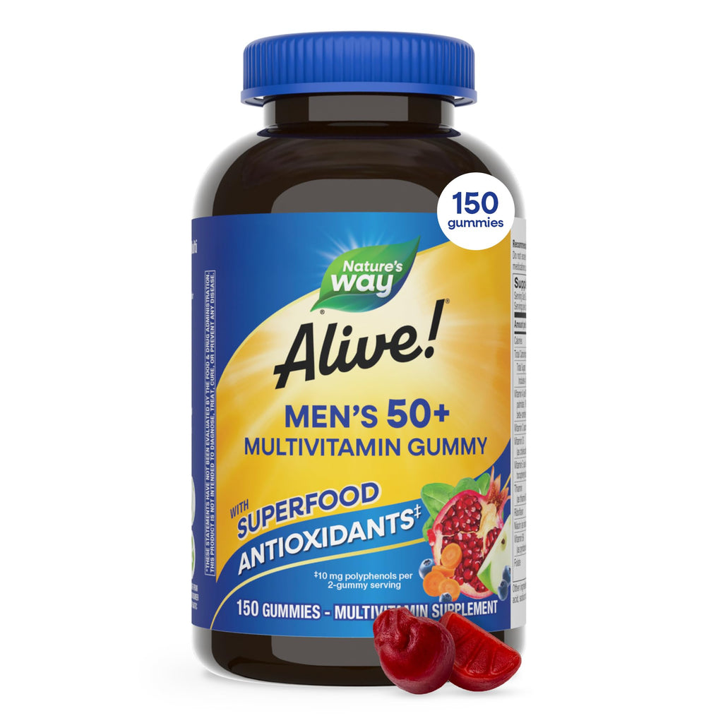 Nature's Way Alive Men's 50 plus Multivitamin Gummies

