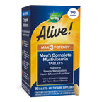 Nature's Way Alive Men's Max3 Multivitamin | High Potency Energy

