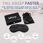 Blissy Silk Sleep Mask - Premium Mulberry Silk 22 Momme

