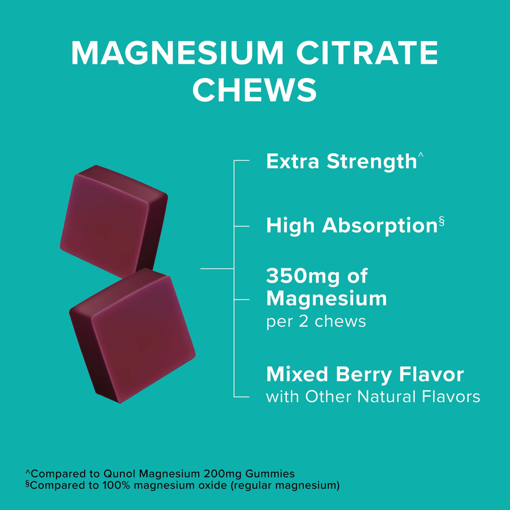 Qunol Magnesium Citrate Soft Chews

