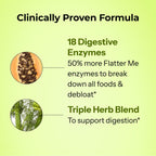 HUM Flatter Me Digestive Enzymes for Debloating and Digestion

