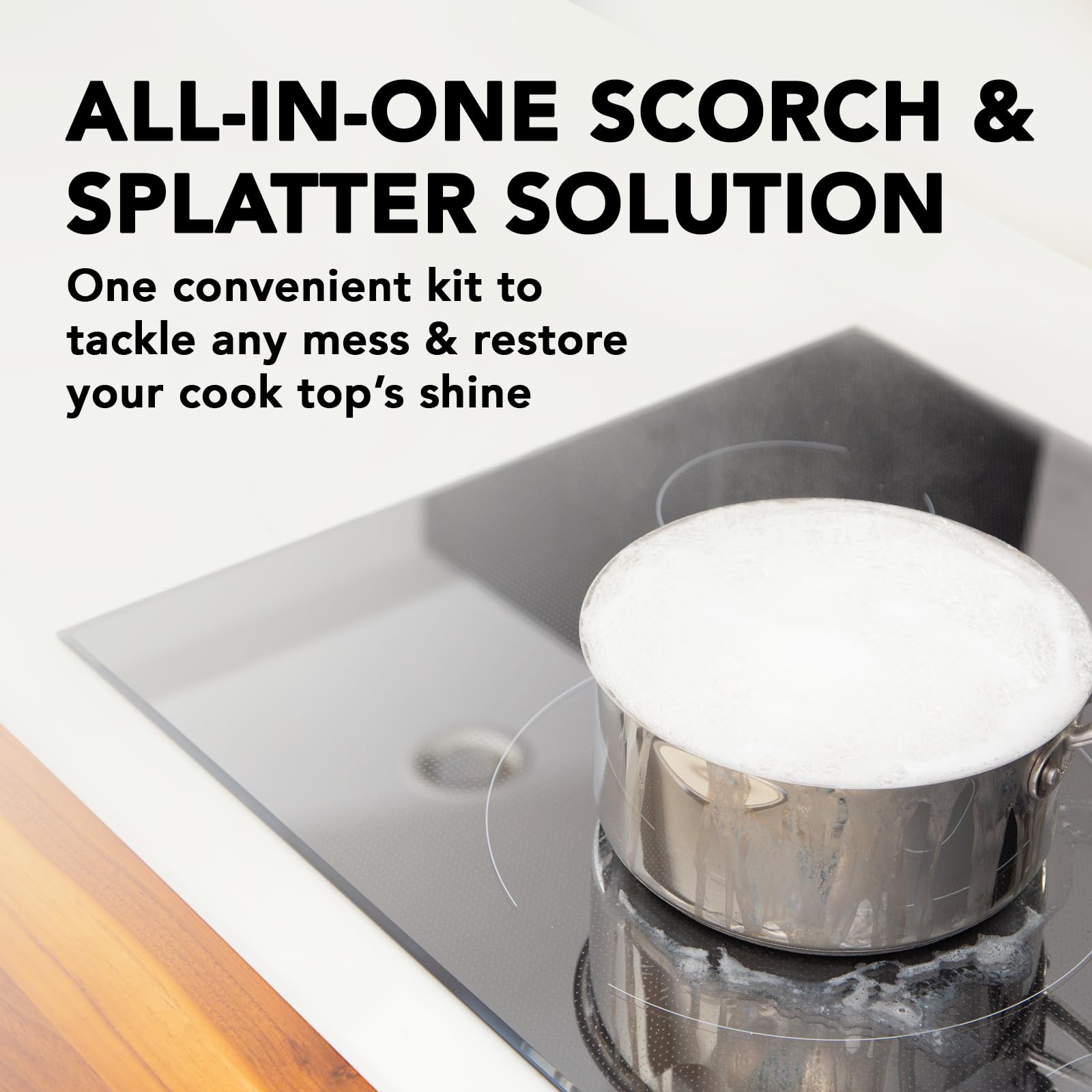 Weiman Glass & Ceramic Cooktop Cleaner Kit - Induction Safe

