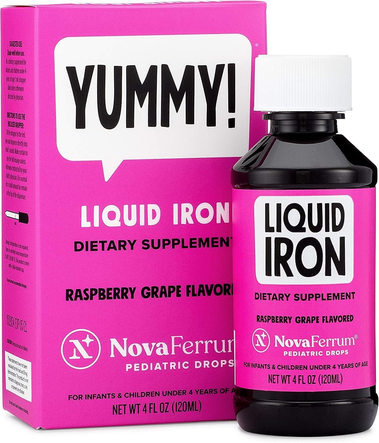 NovaFerrum Yummy Liquid Iron for Infants&Toddlers | 15 mg/mL

