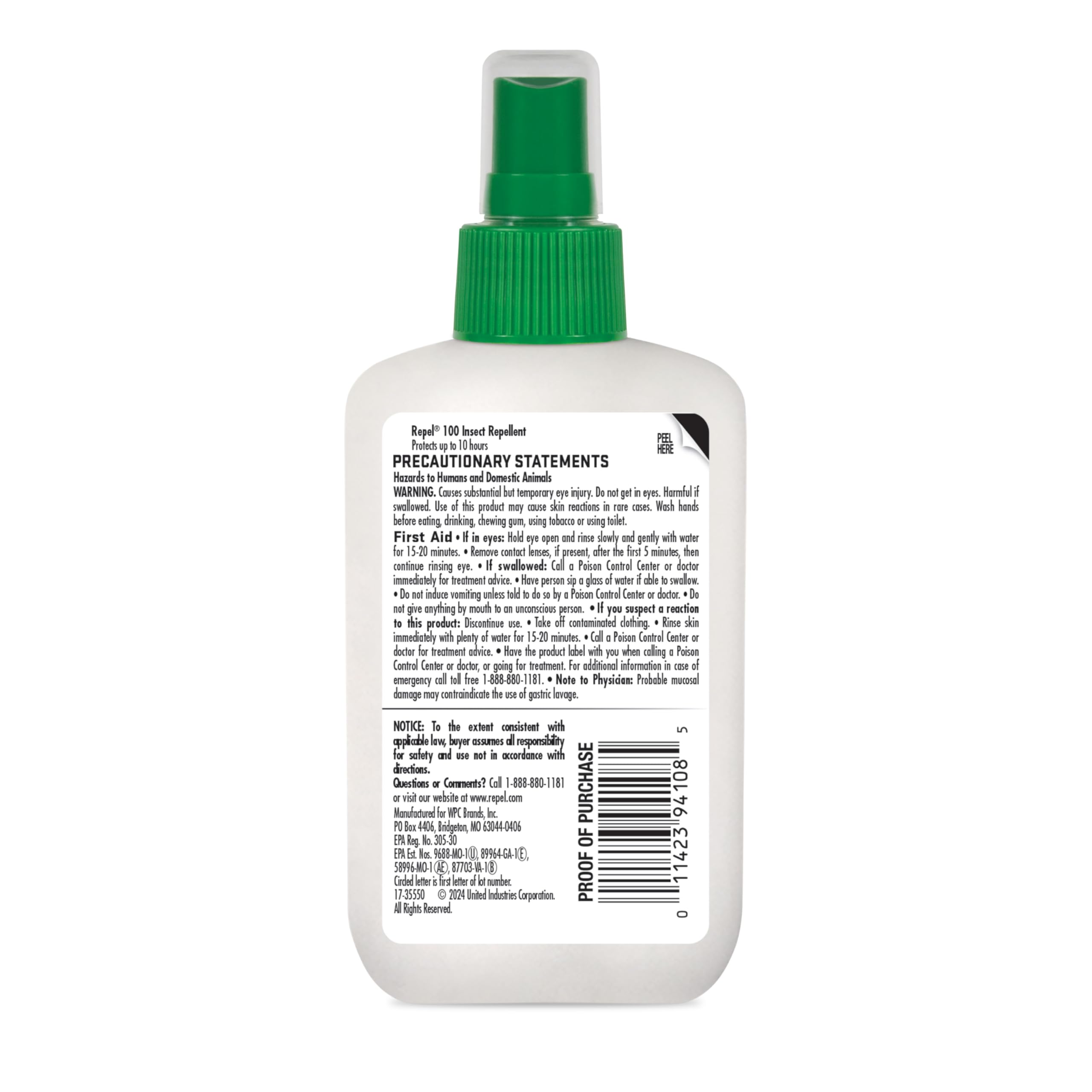 Repel 100 Mosquito Insect Repellent Pump Spray

