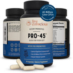 Live Conscious PRO45 Probiotics for Women & Men - 45B CFU Probiotic Supplement

